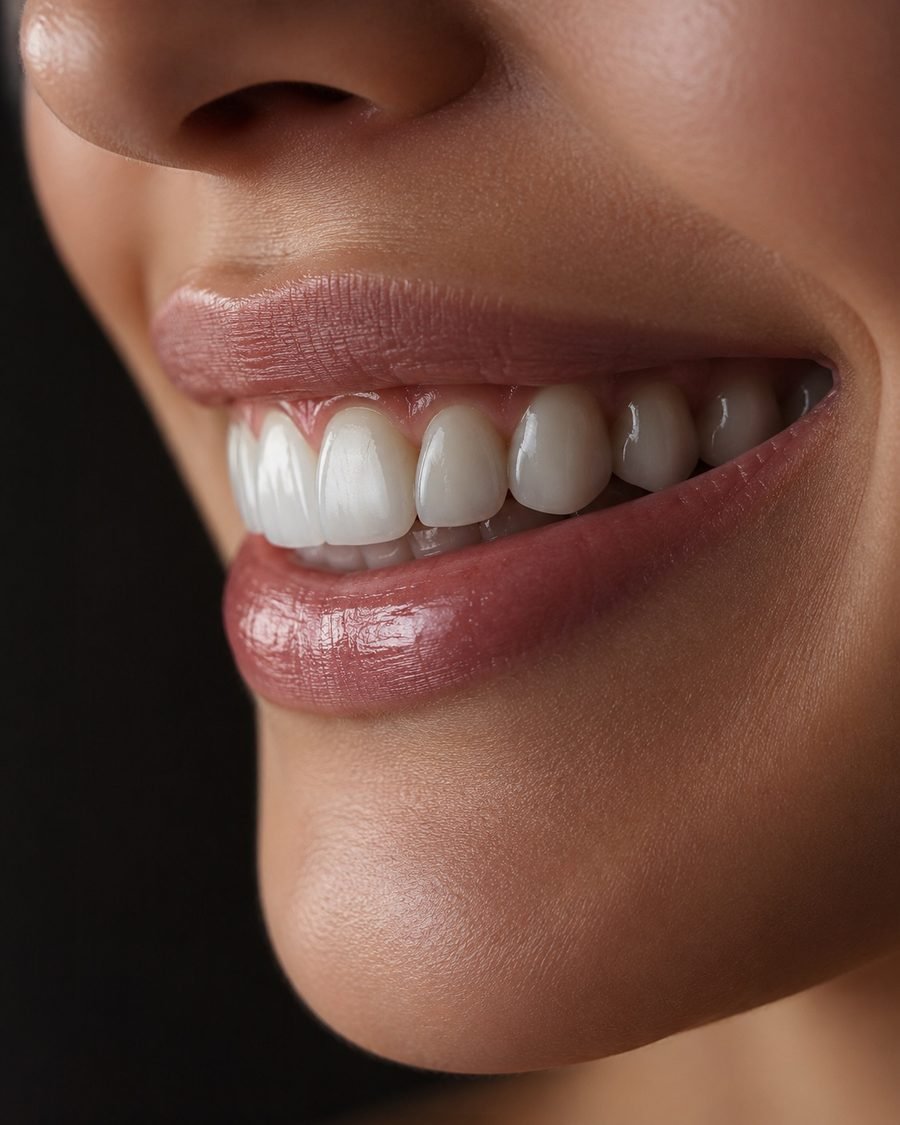 Sorriso em close